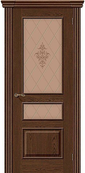Межкомнатная дверь, Сорренто Т-32 (Виски) 001-0392, Шпон, Т-32 (Виски)