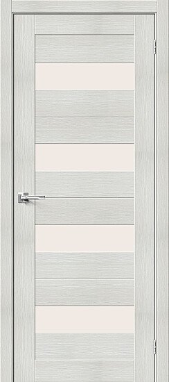Межкомнатная дверь, Порта-23 Bianco Veralinga, Эко Шпон, Bianco Veralinga