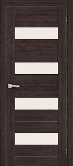 Межкомнатная дверь, Порта-23 Wenge Veralinga, Эко Шпон, Wenge Veralinga