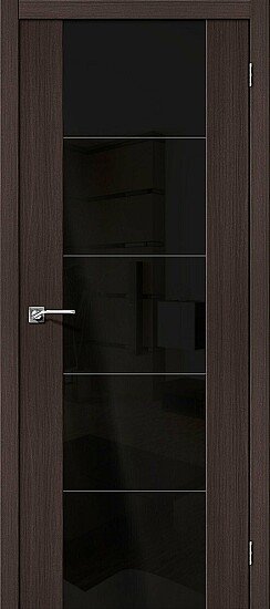 Межкомнатная дверь, V4 BS Wenge Veralinga, Эко Шпон, Wenge Veralinga