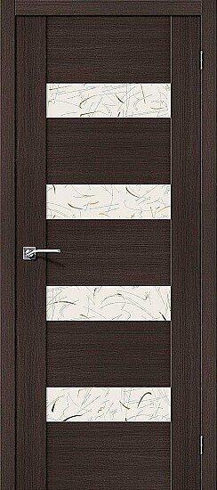 Межкомнатная дверь, VM4 Wenge Veralinga, Эко Шпон, Wenge Veralinga