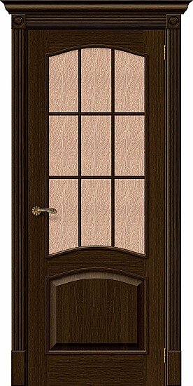 Межкомнатная дверь, Вуд Классик-33 Golden Oak, Шпон, Golden Oak