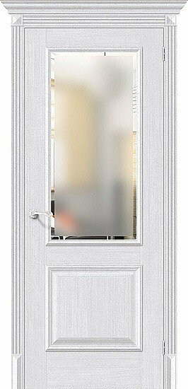 Межкомнатная дверь, Классико-13 Milk Oak, Эко Шпон, Milk Oak