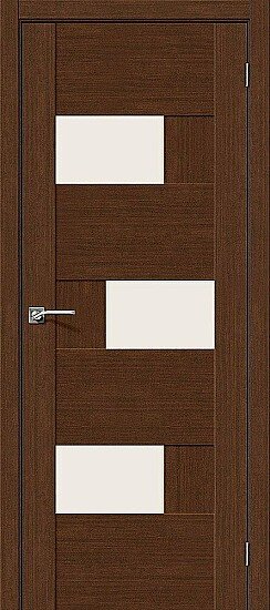 Межкомнатная дверь, Легно-39 Brown Oak, Эко Шпон, Brown Oak
