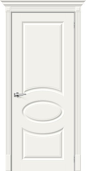 Межкомнатная дверь, Скинни-20 Whitey, Эмаль, Whitey