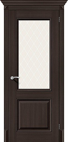Межкомнатная дверь, Классико-33 Wenge Veralinga, Эко Шпон, Wenge Veralinga