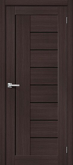 Межкомнатная дверь, Порта-29 Wenge Veralinga 082-0218, Эко Шпон, Wenge Veralinga