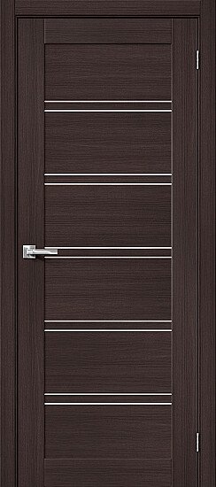 Межкомнатная дверь, Порта-28 Wenge Veralinga, Эко Шпон, Wenge Veralinga