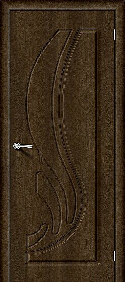 Межкомнатная дверь, Лотос-1 Dark Barnwood, Винил, Dark Barnwood