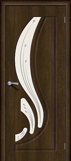 Межкомнатная дверь, Лотос-2 Dark Barnwood, Винил, Dark Barnwood