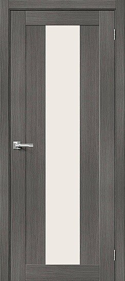 Межкомнатная дверь, Порта-25 Grey Veralinga, Эко Шпон, Grey Veralinga