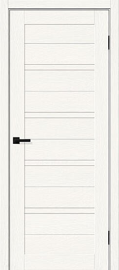 Межкомнатная дверь, Браво-28 White Wood, Эко Шпон, White Wood