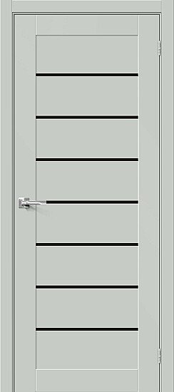 Межкомнатная дверь, Браво-22 Grey Matt 066-0110, Эмалит, Grey Matt