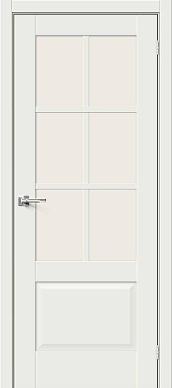 Межкомнатная дверь, Прима-13.0.1 White Matt, Эмалит, White Matt
