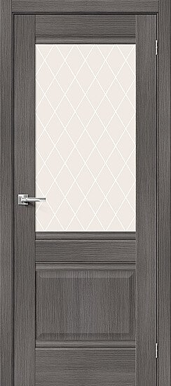 Межкомнатная дверь, Прима-3 Grey Veralinga, Эко Шпон, Grey Veralinga