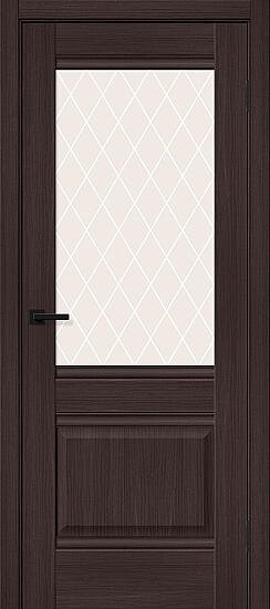 Межкомнатная дверь, Прима-3 Wenge Melinga, Эко Шпон, Wenge Melinga
