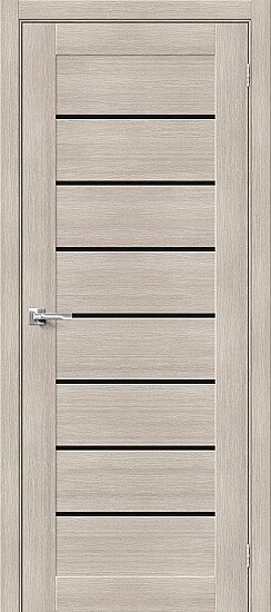 Межкомнатная дверь, Браво-22 Cappuccino Melinga 153-1151, Эко Шпон, Cappuccino Melinga
