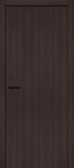 Межкомнатная дверь, Браво-0 Wenge Melinga, Эко Шпон, Wenge Melinga