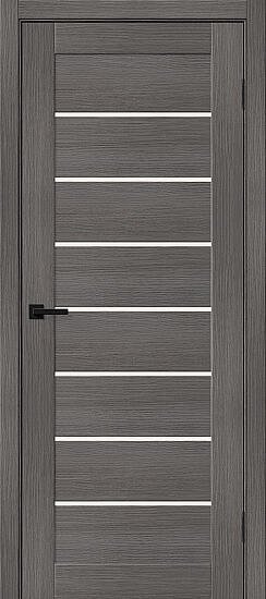Межкомнатная дверь, Браво-22 Grey Melinga, Эко Шпон, Grey Melinga