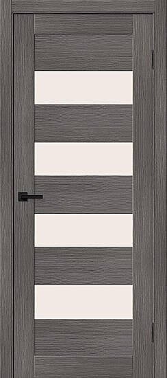 Межкомнатная дверь, Браво-23 Grey Melinga, Эко Шпон, Grey Melinga