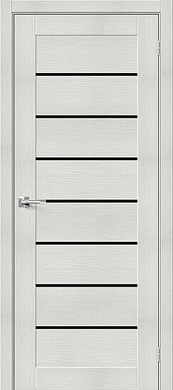 Межкомнатная дверь, Браво-22 Bianco Veralinga, Эко Шпон, Bianco Veralinga