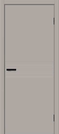 Межкомнатная дверь, Граффити-23 Grey Pro, Винил, Grey Pro
