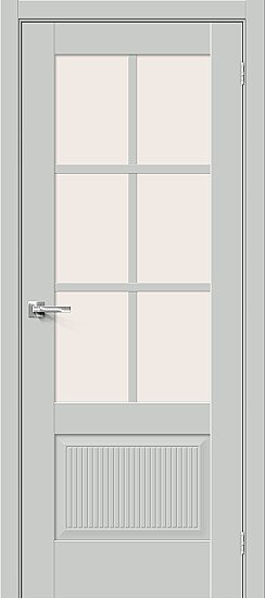 Межкомнатная дверь, Прима-13.Ф7.0.1 Grey Matt, Эмалит, Grey Matt