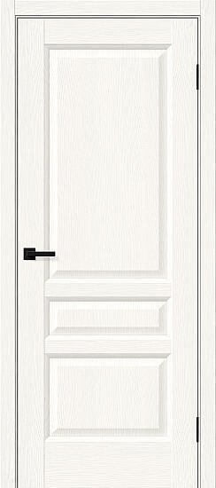 Межкомнатная дверь, Неоклассик-34 White Wood, Эко Шпон, White Wood