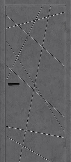 Межкомнатная дверь, Граффити-5.Д Slate Art, Эко Шпон, Slate Art