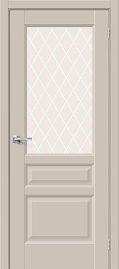 Межкомнатная дверь, Неоклассик-35 Cream Silk, ПЭТ, Cream Silk