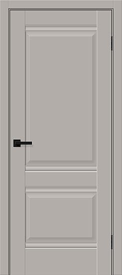 Межкомнатная дверь, Прима-2 Grey Silk, ПЭТ, Grey Silk