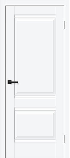 Межкомнатная дверь, Прима-2 White Silk, ПЭТ, White Silk