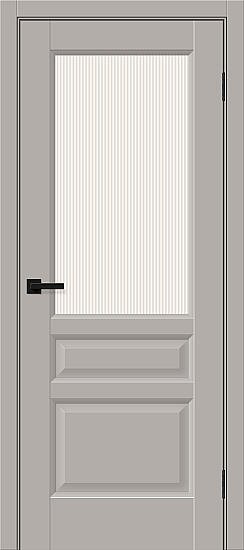 Межкомнатная дверь, Неоклассик-35 Grey Silk, ПЭТ, Grey Silk