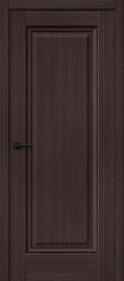Межкомнатная дверь, Прима-0 Wenge Melinga, Эко Шпон, Wenge Melinga