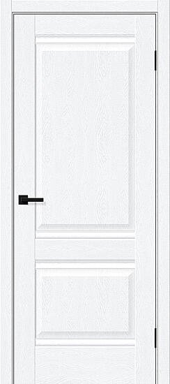 Межкомнатная дверь, Прима-2 White Silkwood, ПЭТ, White Silkwood