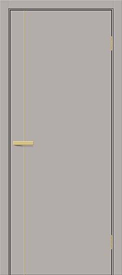 Межкомнатная дверь, Браво-0.10.П (SG:P3) Grey Silk, ПЭТ, Grey Silk