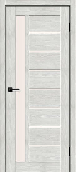 Межкомнатная дверь, Браво-27 Bianco Melinga, Эко Шпон, Bianco Melinga