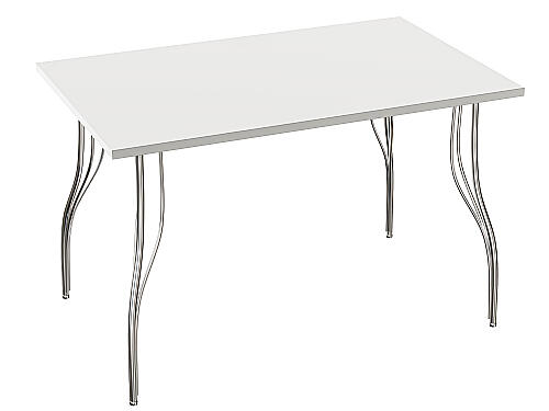 Мебель, Стол обеденный прямоугольный TLC-1.2 (ОС-12) White In 2S, White In 2S