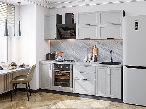 Кухня, Сканди-01 Grey Silkwood, Grey Silkwood