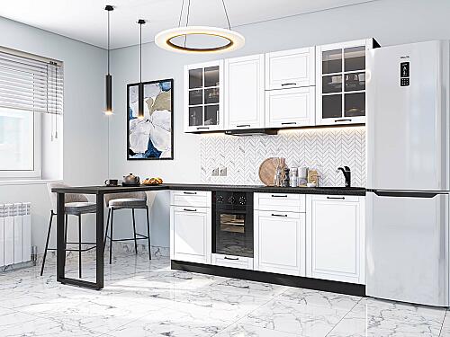 Кухня, Дублин-03 Special White 2140*1950*600 №75042, Special White