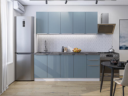 Кухня, Фьюжн-11 Silky Blue, Silky Blue