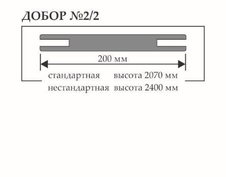 Межкомнатная дверь, Силк, ШИРИНА ПОЛОТНА, ММ, Min