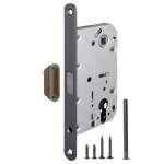Фурнитура, Корпус врезного замка MAGNM85C-50 (M85C-50) GR графит, Графит