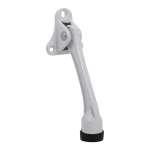 Фурнитура, Упор дверной напольный STOPPER-100 WH (белый) козья ножка, Белый
