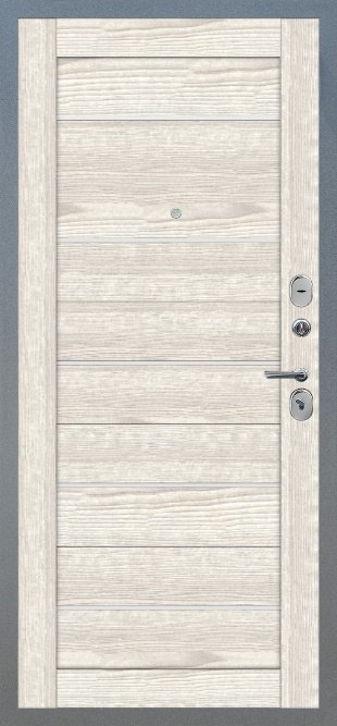Входная дверь, FlyDoors Аркан Штамп 9 см, МДФ-панель