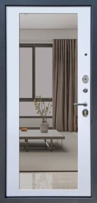 Входная дверь, FlyDoors Аркан Зеркало 9 см, МДФ-панель